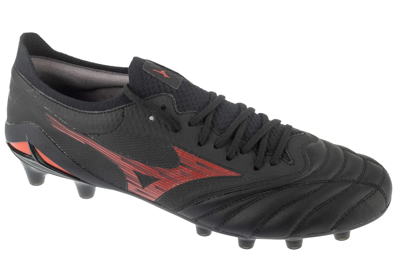Бутсы кожаные Mizuno, черный
