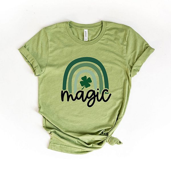 

Футболка с принтом Magic rainbow Simply Sage Market, Light Green