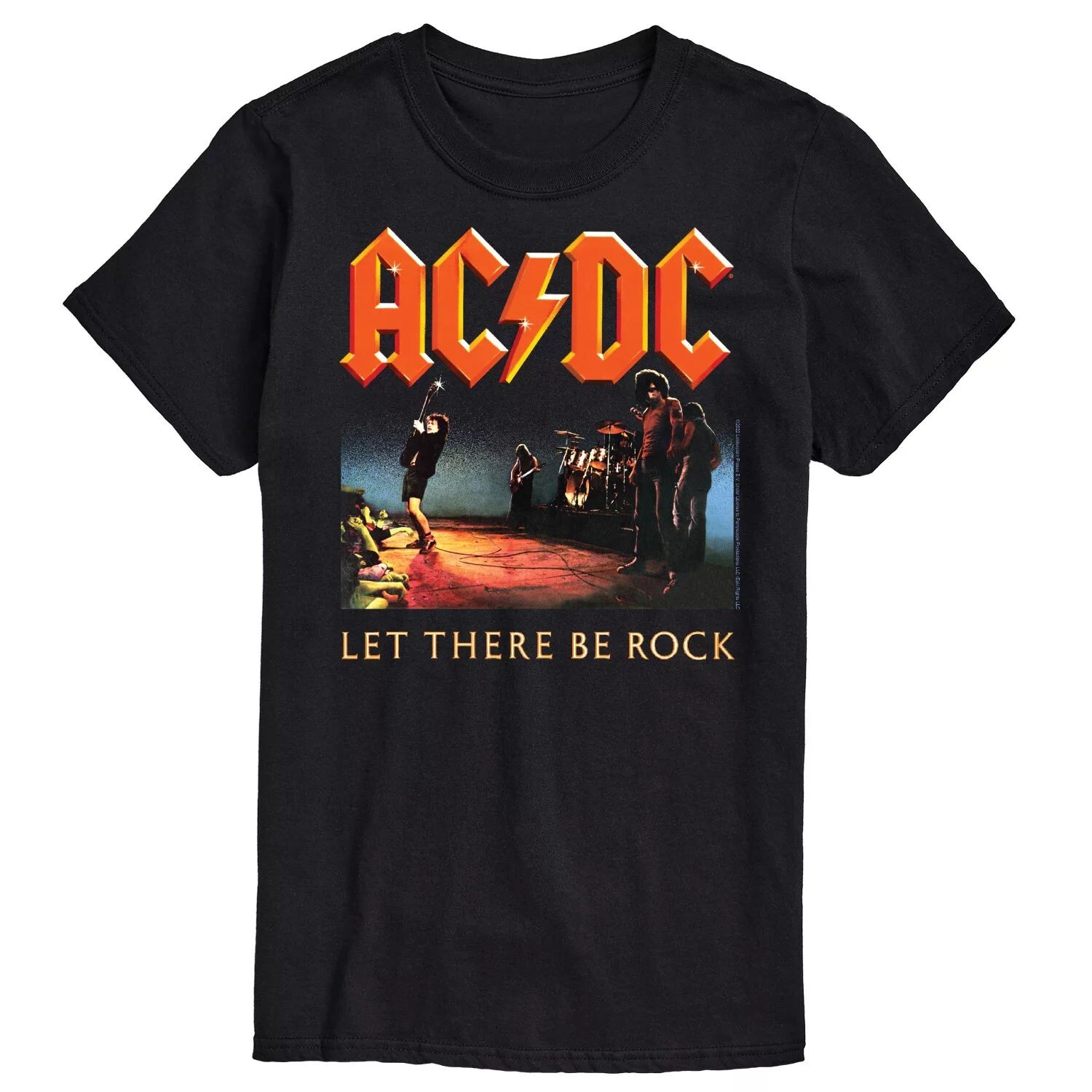 

Футболка Big & Tall ACDC Let There Be Rock, Black Licensed Character, черный
