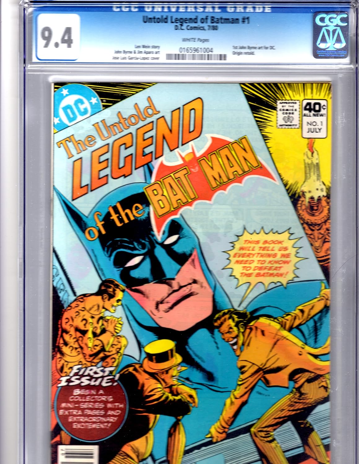 

The Untold Legend Of The Batman #1 (Number 1 of 3) (DC Comics)