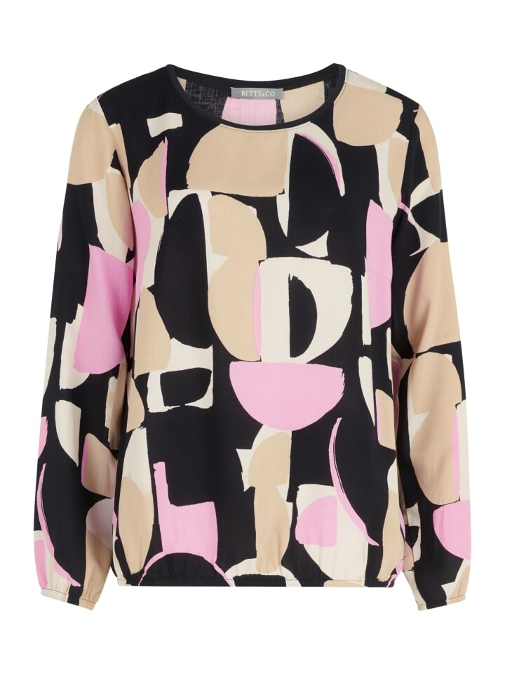 

Блуза BETTY & CO nshirt, цвет black/taupe