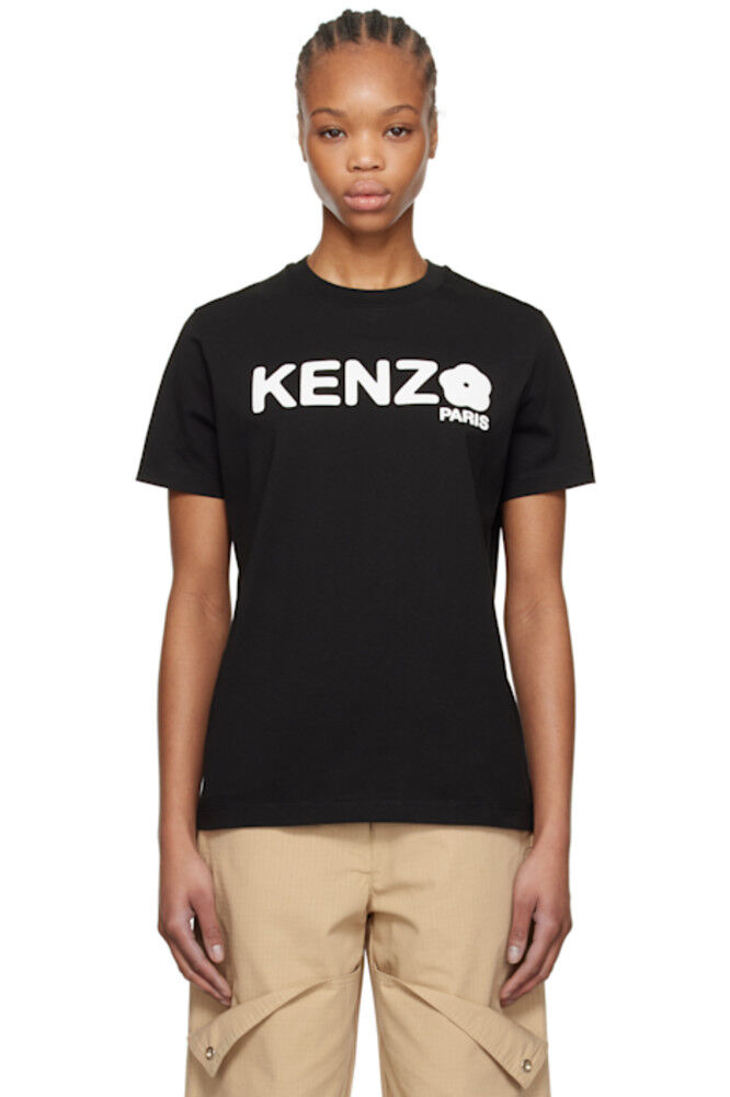 

Черная свободная футболка Kenzo Paris 'Boke Flower 2.0'