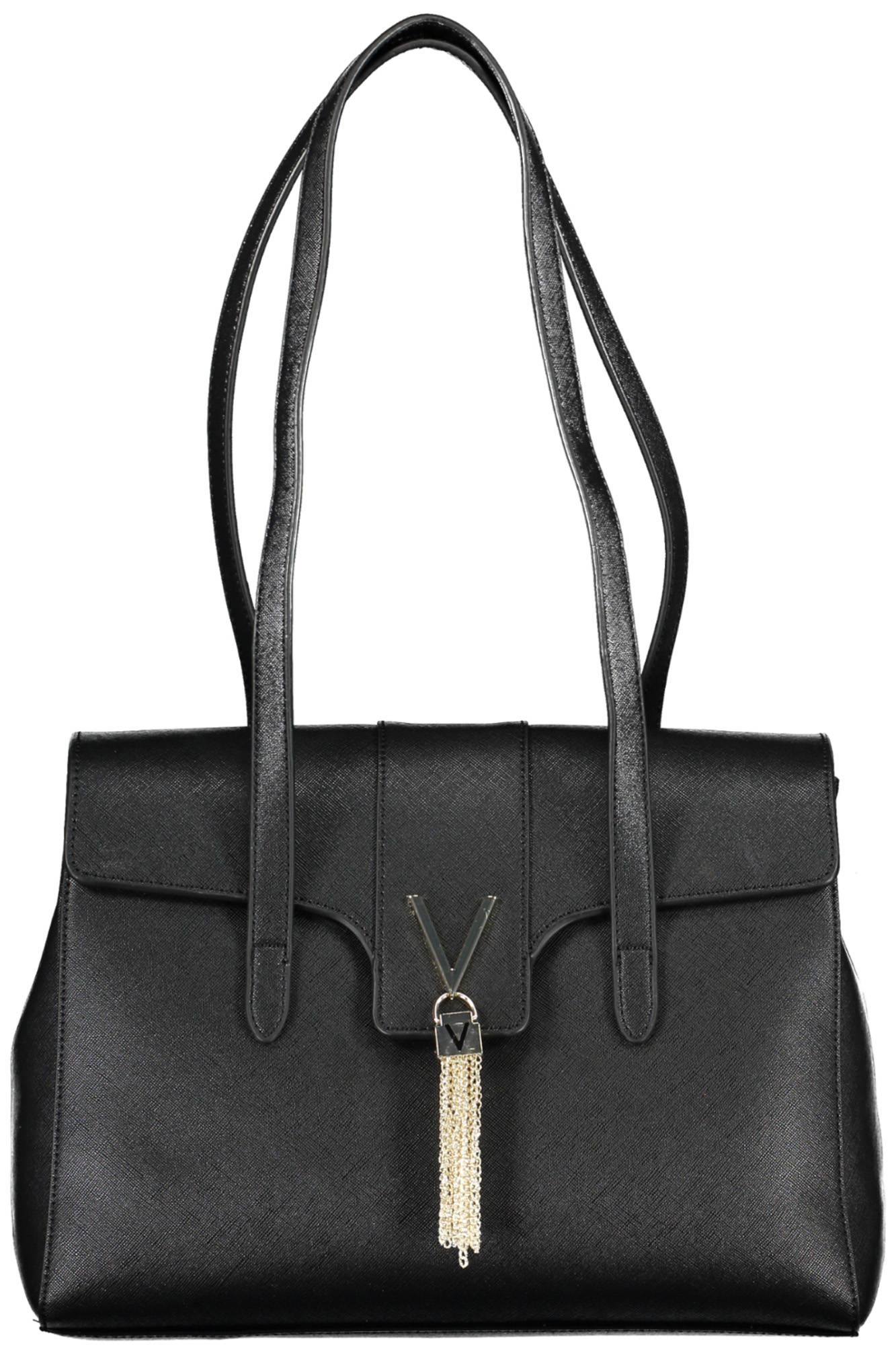 

Женская сумка Valentino Bags с длинными ручками и клапаном, черный
