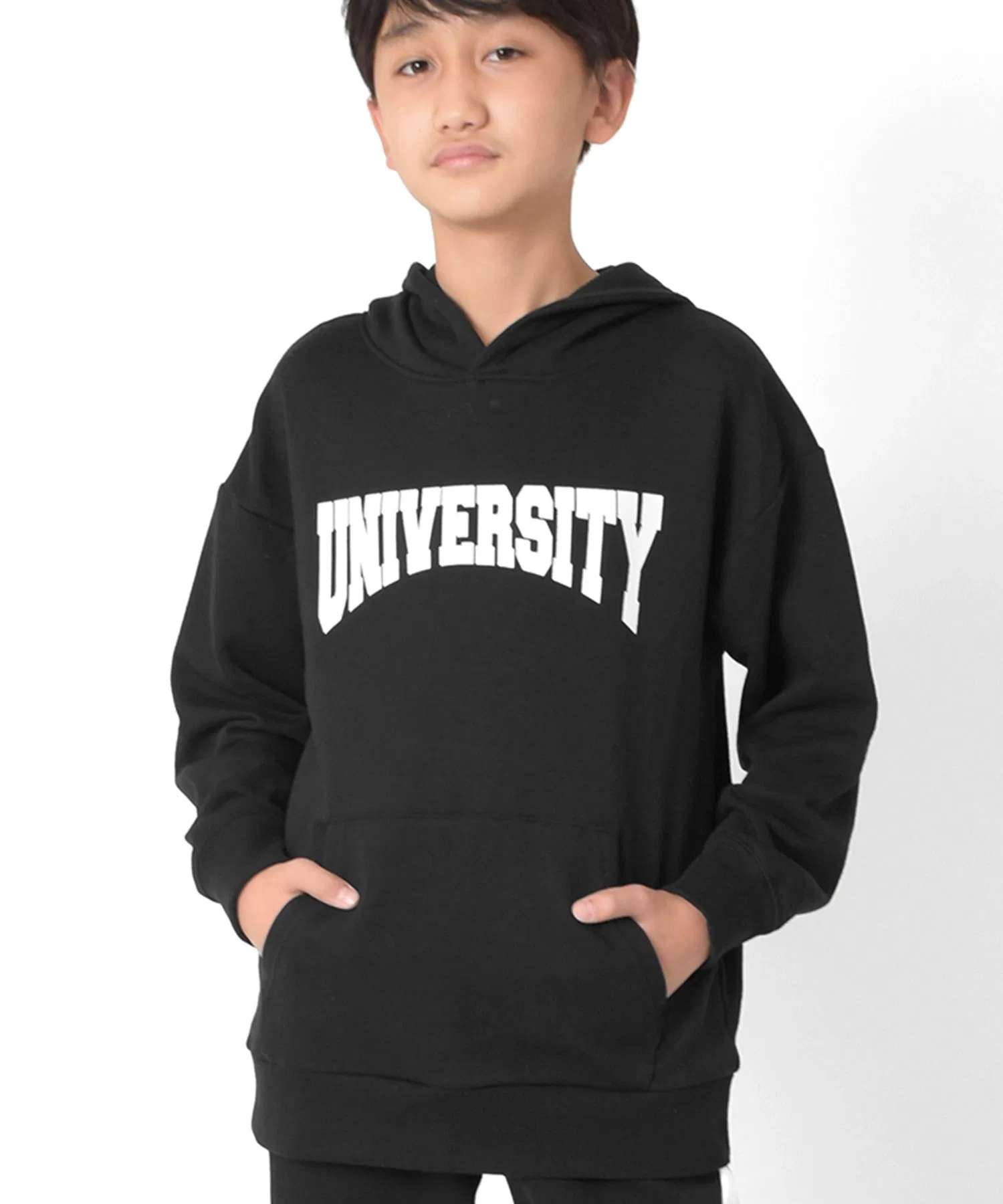 Толстовка с флисовой подкладкой и принтом в университетском стиле