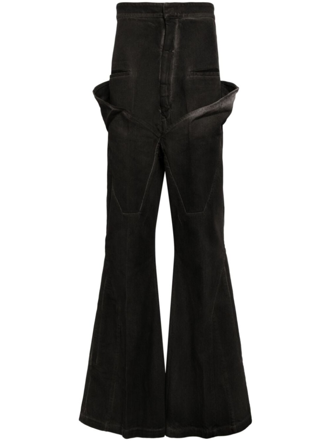 

Rick Owens джинсы bootcut Dirt Slivered, черный