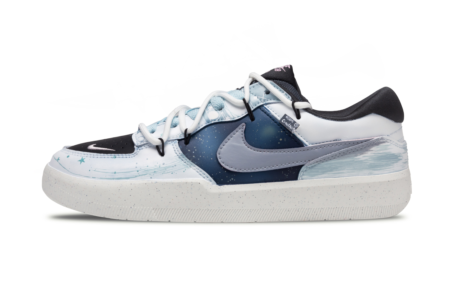 

Nike SB Force 58 Vast Planet устойчивые к истиранию низкие кроссовки для скейтбординга мужские black blue