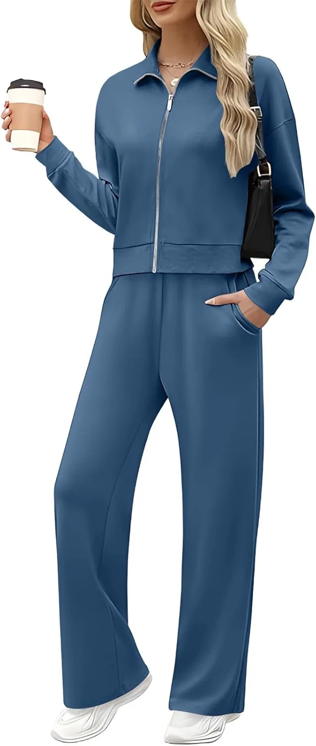 Женский спортивный костюм с длинным рукавом, Navy