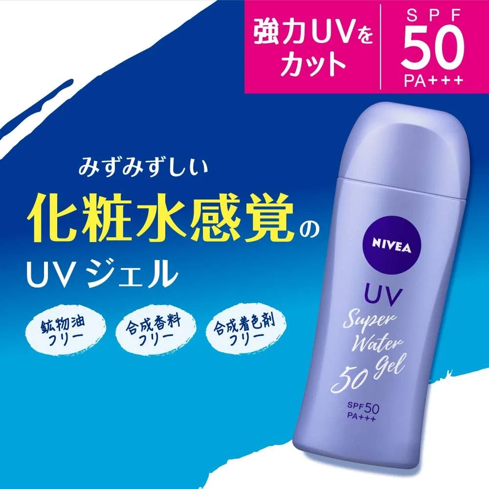 Солнцезащитный набор NIVEA: гель-вода SPF50/PA+++ 140 г и эссенция SPF50+/PA++++ 50 г — фото 3