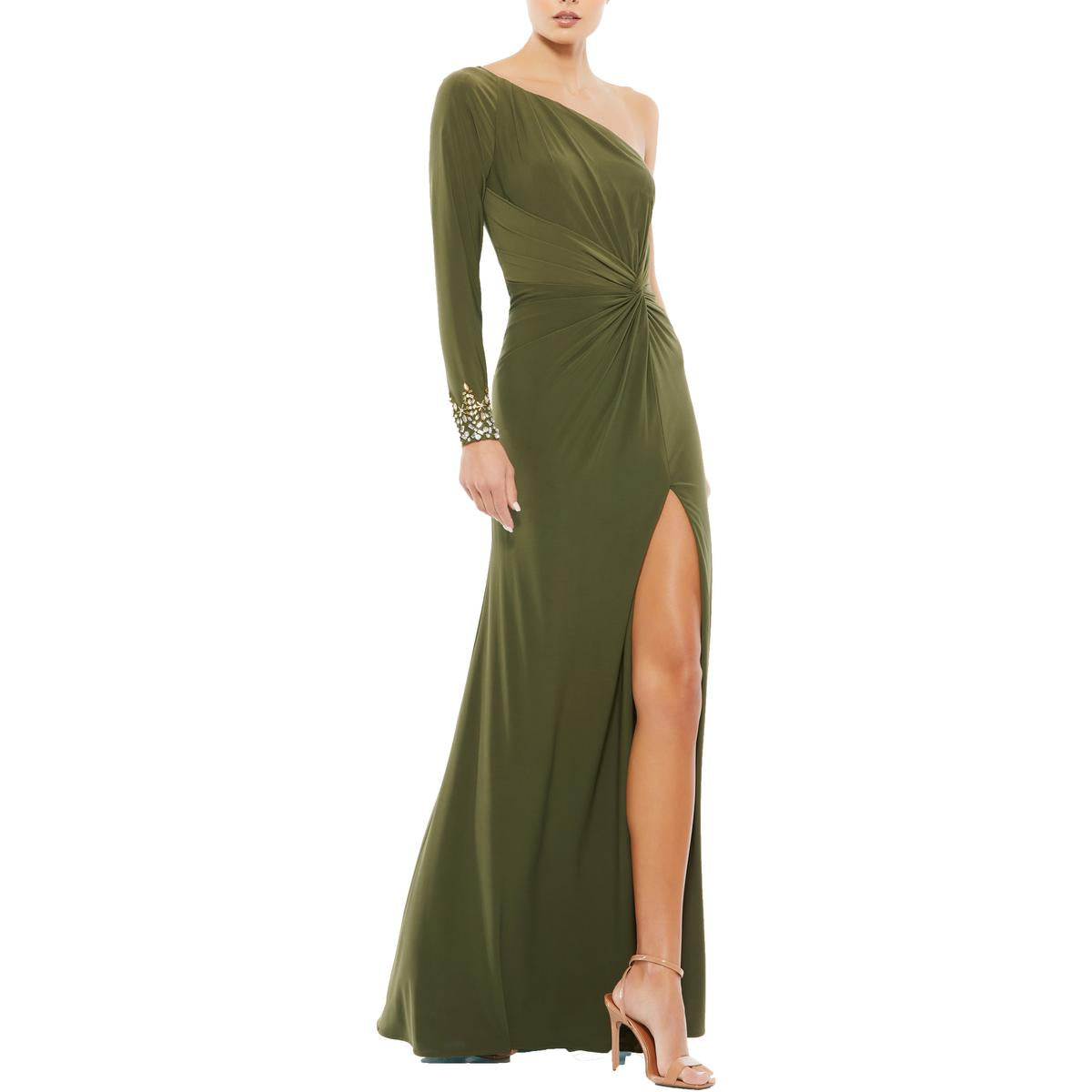 

Женское трикотажное длинное вечернее платье Ieena for Mac Duggal