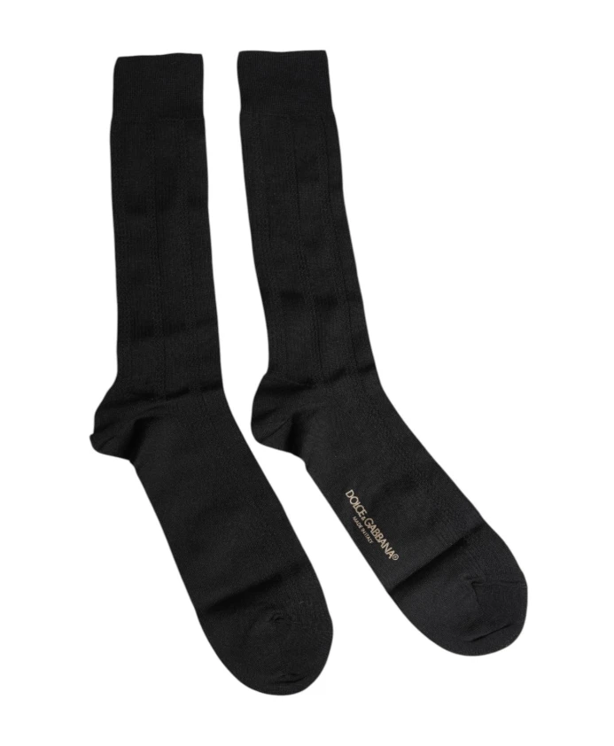 

Роскошные черные носки средней высоты Dolce & Gabbana, черный