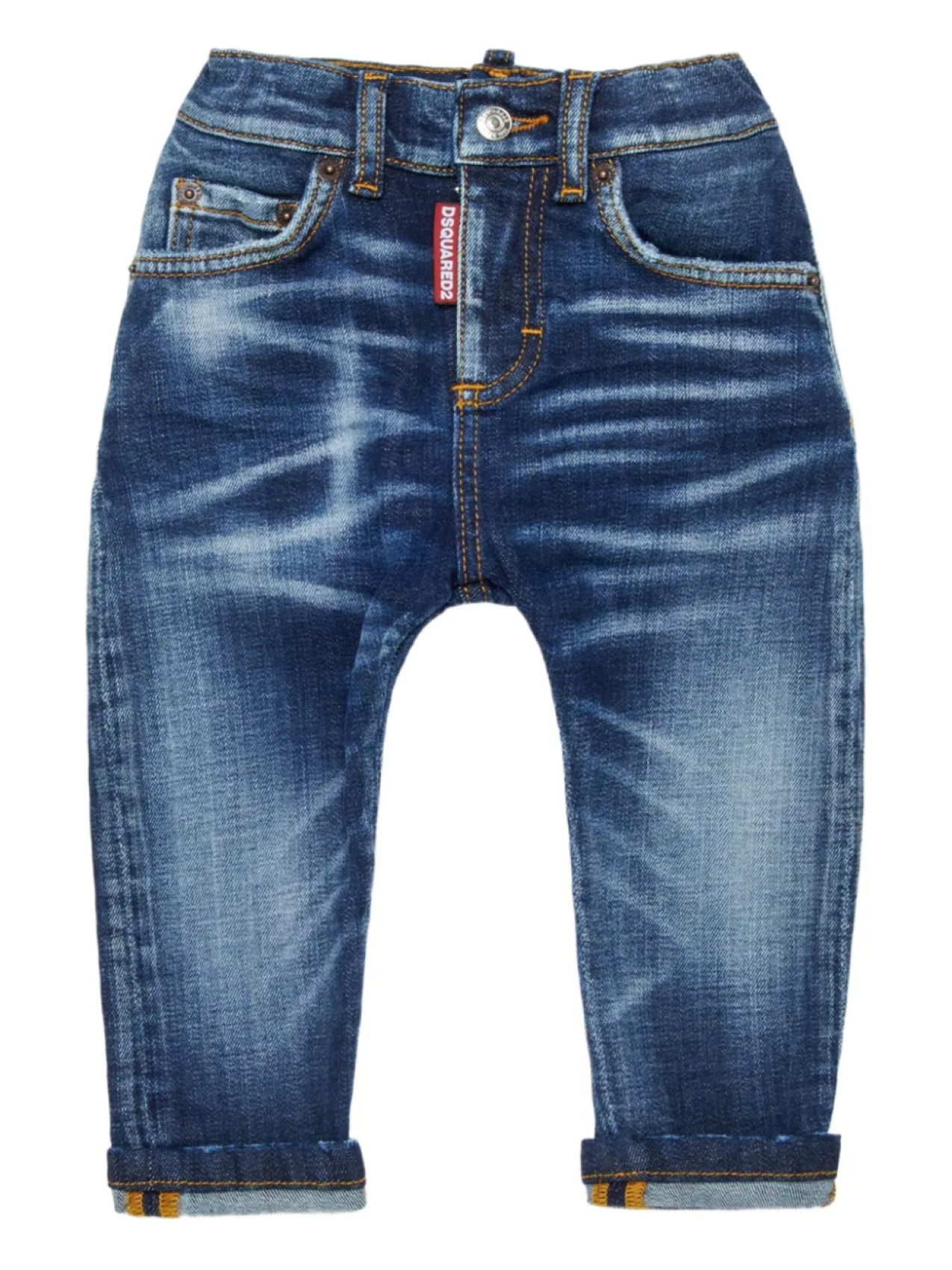 

DSQUARED2 KIDS прямые джинсы, синий