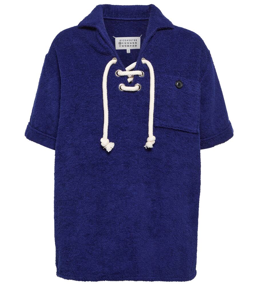 

Хлопковый худи из махровой ткани Maison Margiela