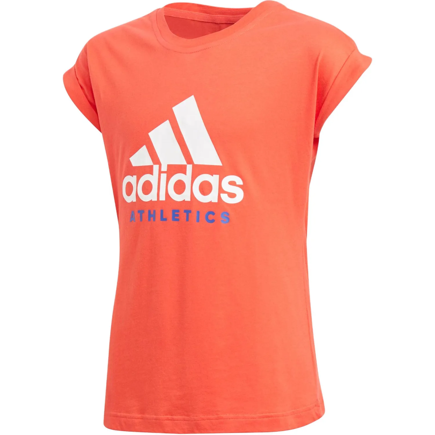 Adidas Футболка natural coral powder/white для подростков
