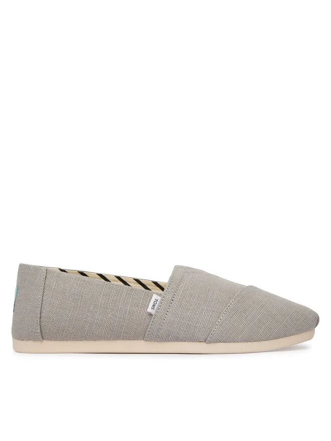 Toms Alpargata Classic 10020786 серые низкие туфли