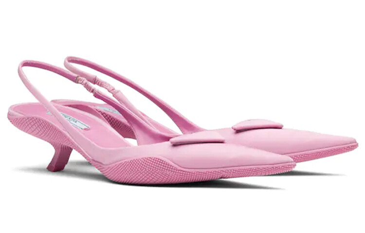 Туфли женские Prada High Heelsа, розовый — фото 2