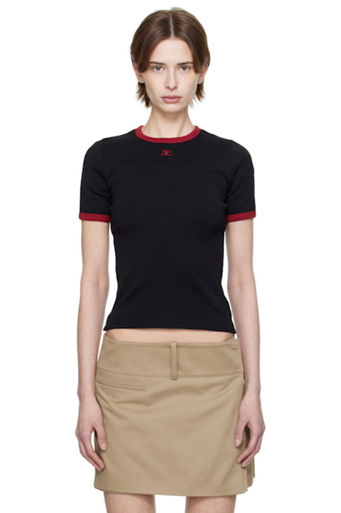 

Футболка Heritage Black & Red Courrèges