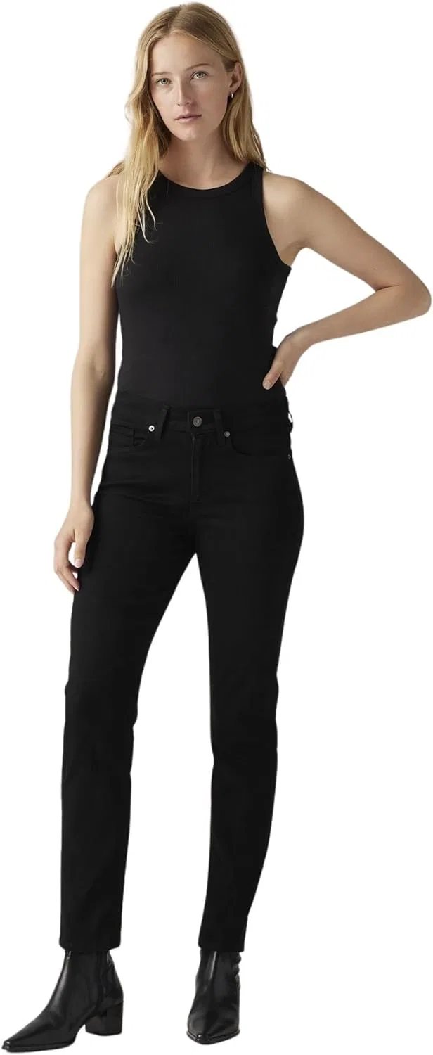Женские джинсы Levi's Classic Straight, черный — фото 2