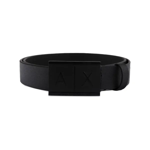 

Кожаный ремень Armani Exchange, черный