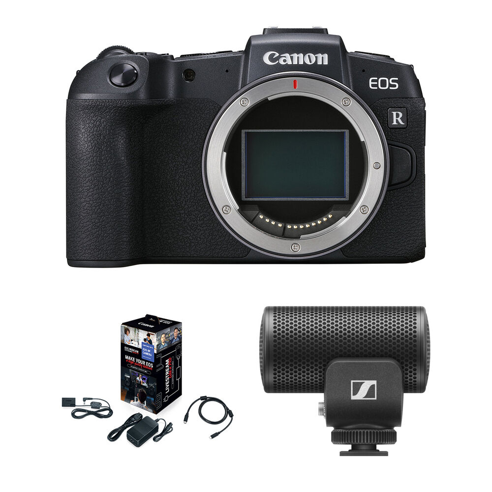 

Беззеркальная камера Canon EOS RP Mirrorless Camera with Microphone and Webcam