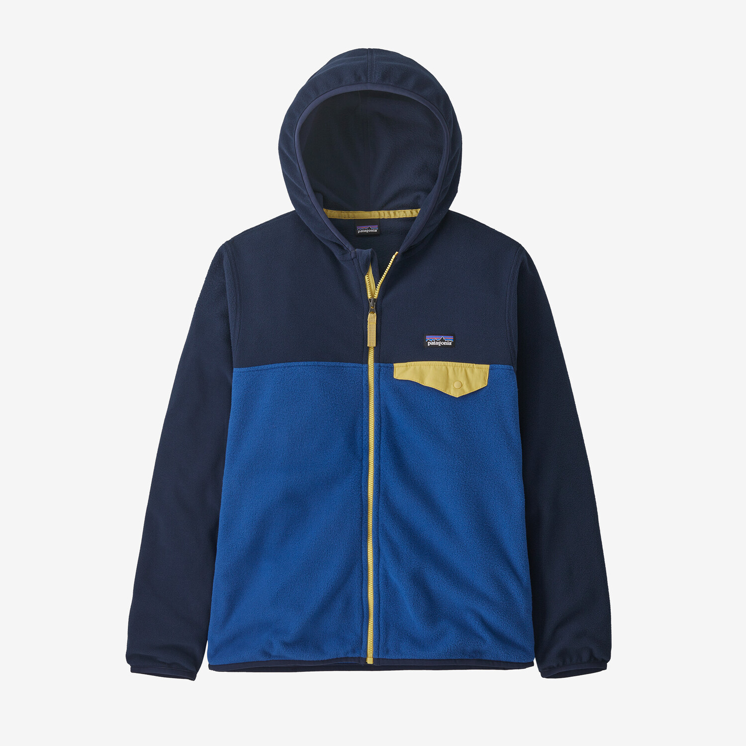 

Детская флисовая куртка Micro D Snap-T Patagonia, цвет Superior Blue