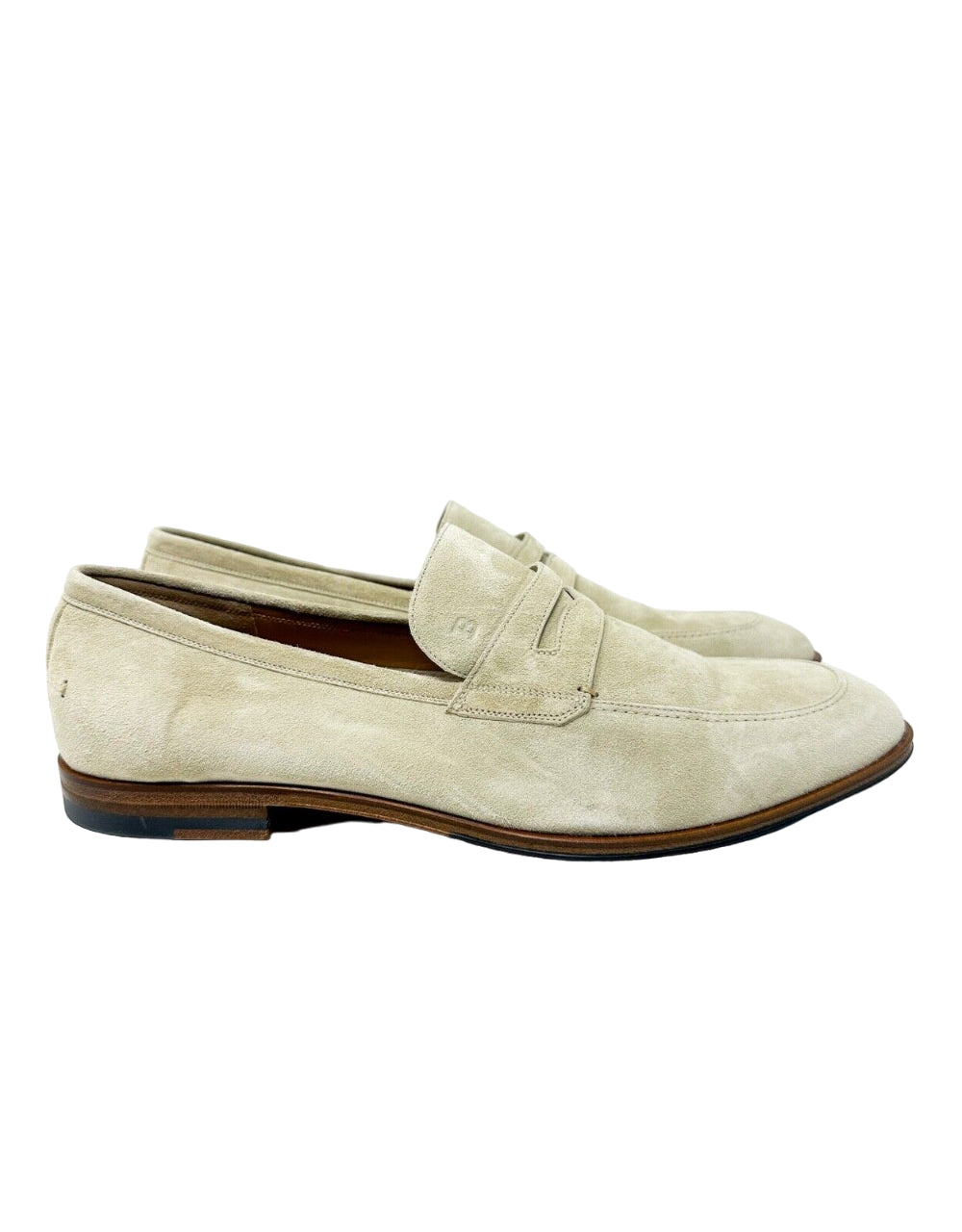 

Bally Webb 6303295 Мужские пенни-лоферы из телячьей замши Fossil, белый
