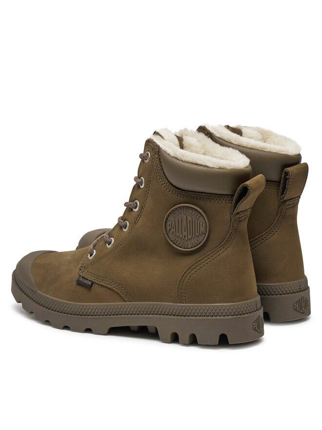 Ботильоны на шнуровке Palladium Pampa Sport Cuff Wps 72992-222-M, коричневый — фото 3