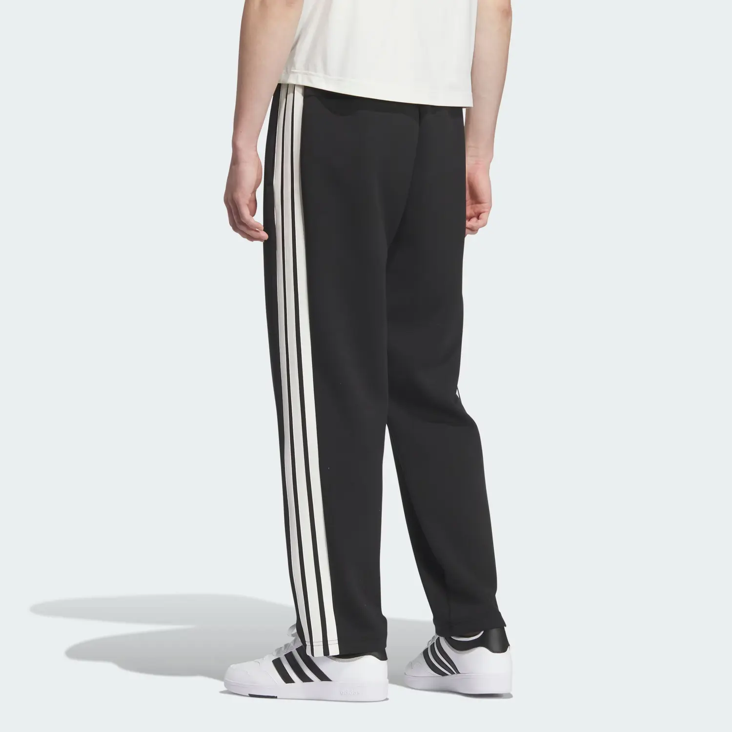 SS25 Modern Траки Низ Брюки Вязаные Спортивные Штаны Мужские Adidas, черный — фото 4