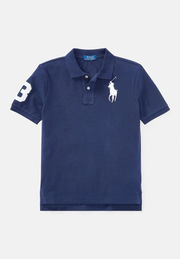 Поло big pony из хлопковой сетки 714y Polo Ralph Lauren, Refined Navy — фото 3