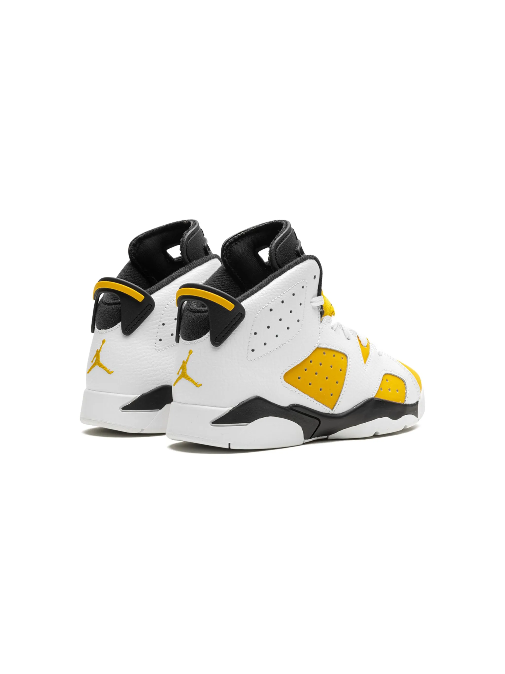Кроссовки Air Jordan 6 Yellow/Ochre Jordan Kids, желтый — фото 3