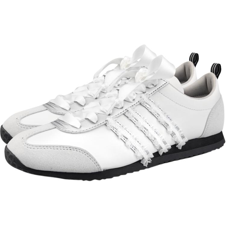 Adidas VS JOG 2.0 Износостойкие и легкие низкие кроссовки German Army Trainers Unisex Gray — фото 4