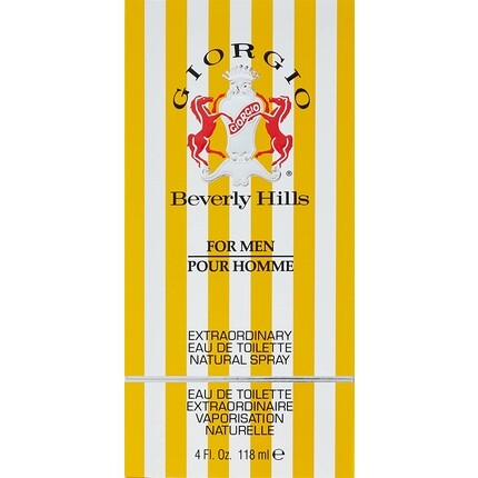 Giorgio Beverly Hills Yellow For Men Edt Spray 118ml — фото 2