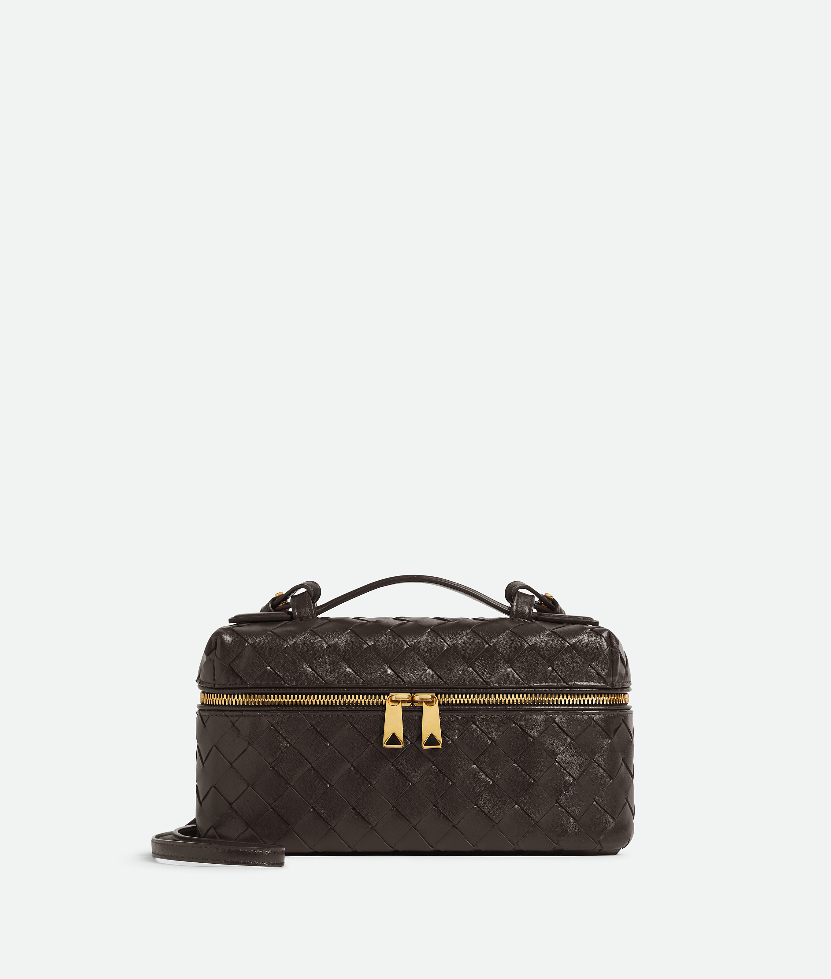 

Косметичка Bottega Veneta, карамельный