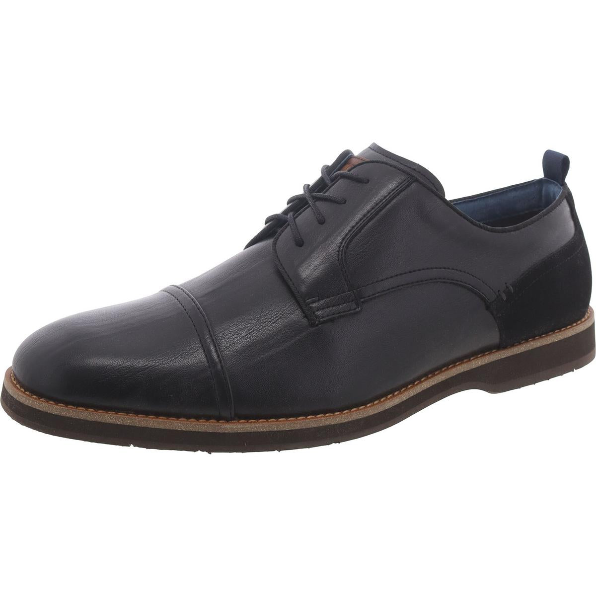 

Мужские туфли-дерби Salente из искусственной кожи с носком Steve Madden, черный