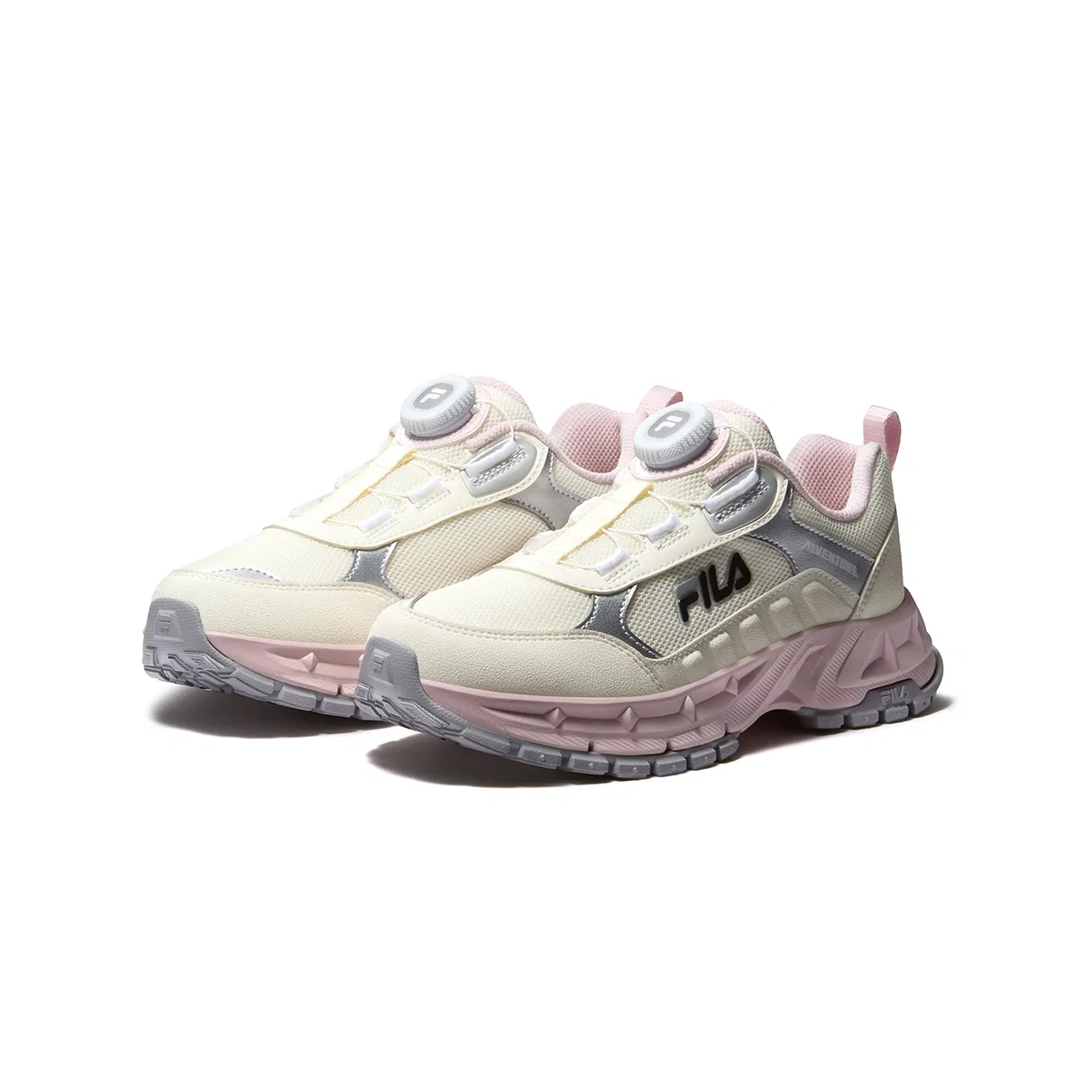 Детские кроссовки для активного отдыха FILA KIDS Performance FPF Cream White/Space Silver — фото 4