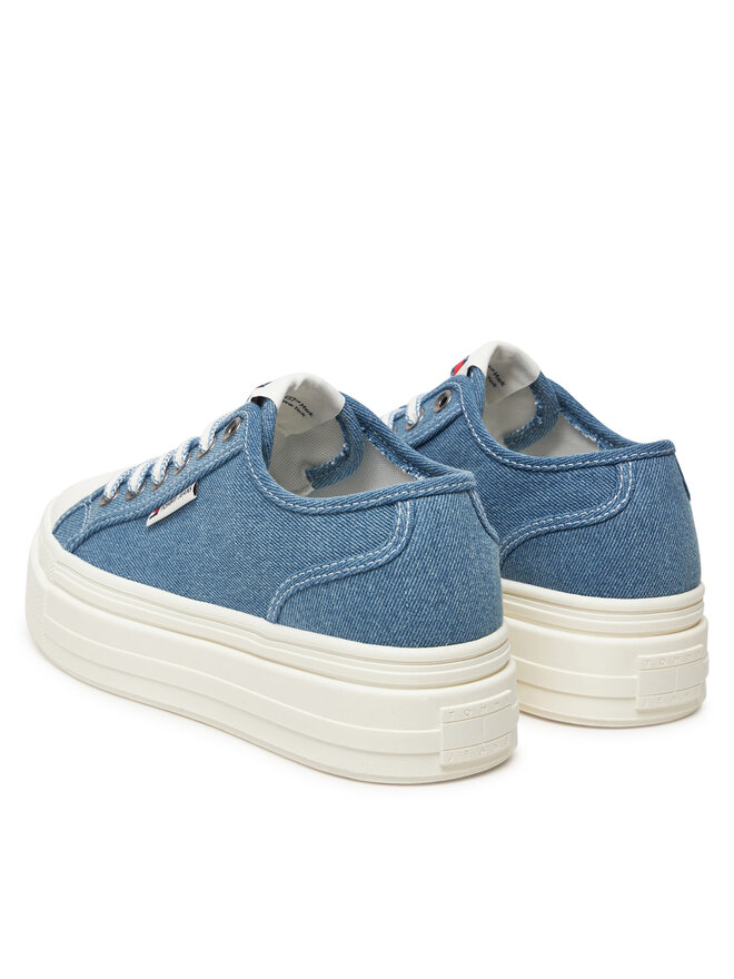 Кроссовки Tjw Foxing Flatform Lc EN0EN02736 Tommy Jeans, синий — фото 3