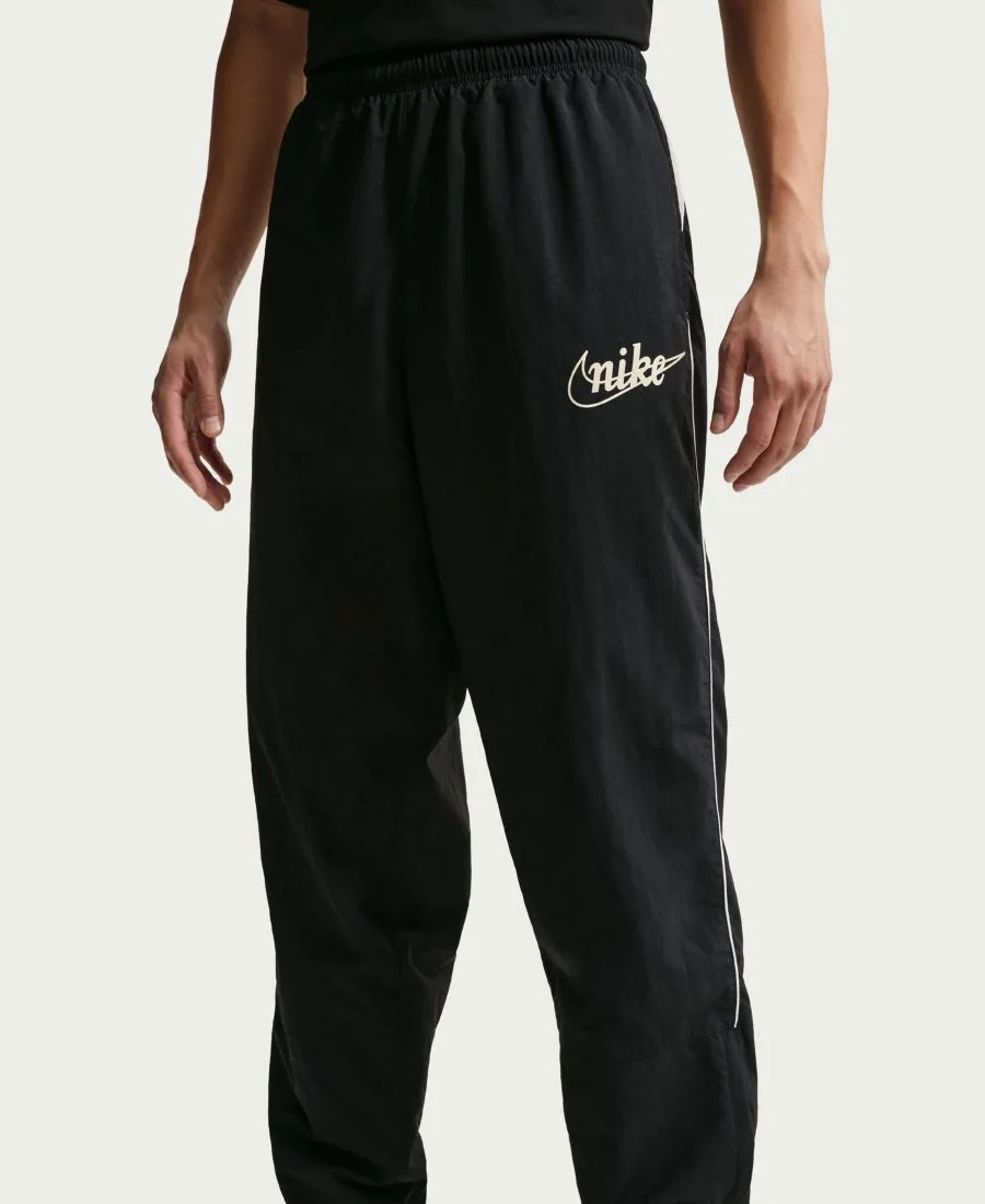 Легкие брюки Men's Sportswear Club Nike, черный/светлый-хаки — фото 2