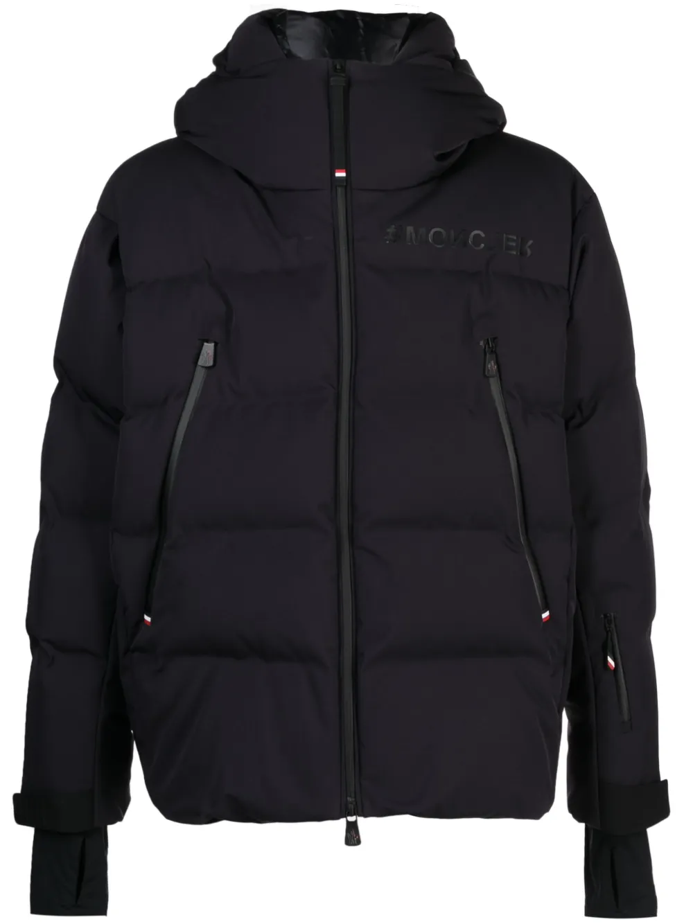 

Стеганая куртка с капюшоном Moncler Grenoble, синий