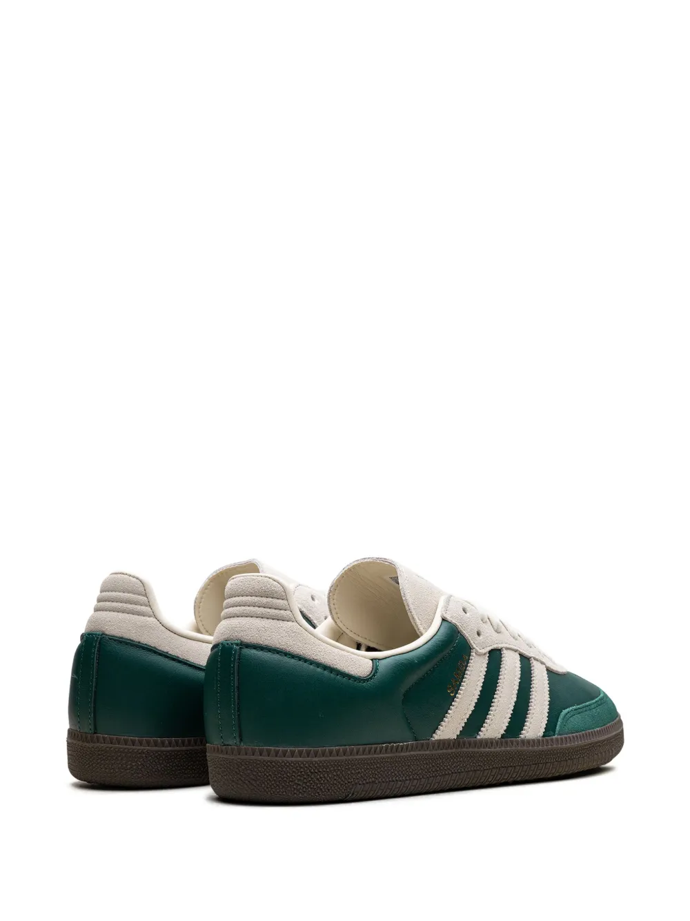 Кроссовки Samba OG Collegiate Green/Cream White/Gum Adidas, зеленый — фото 3