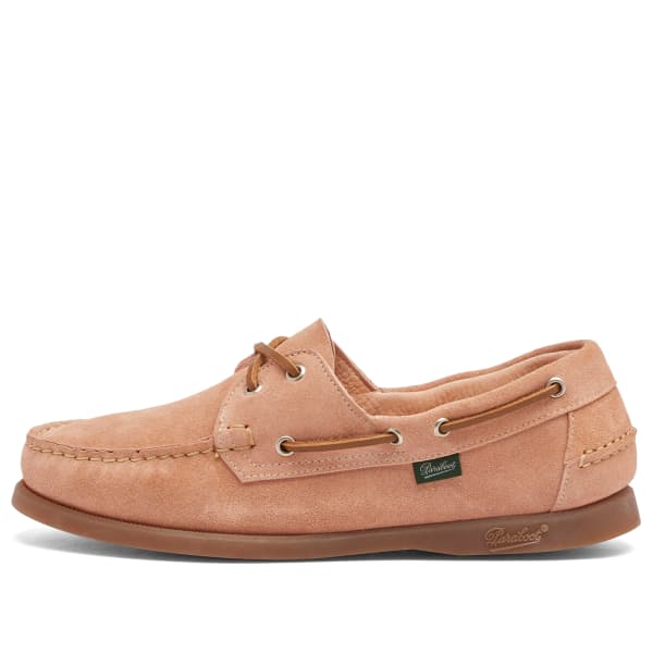 Бархатные туфли-лодочки Barth Paraboot, Nude