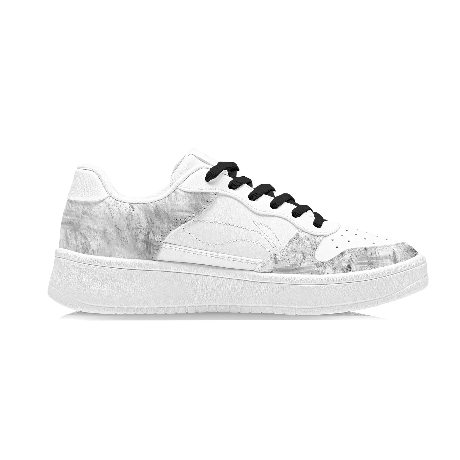 Кроссовки серые градиент Li-Ning Floating Boat Black — фото 4