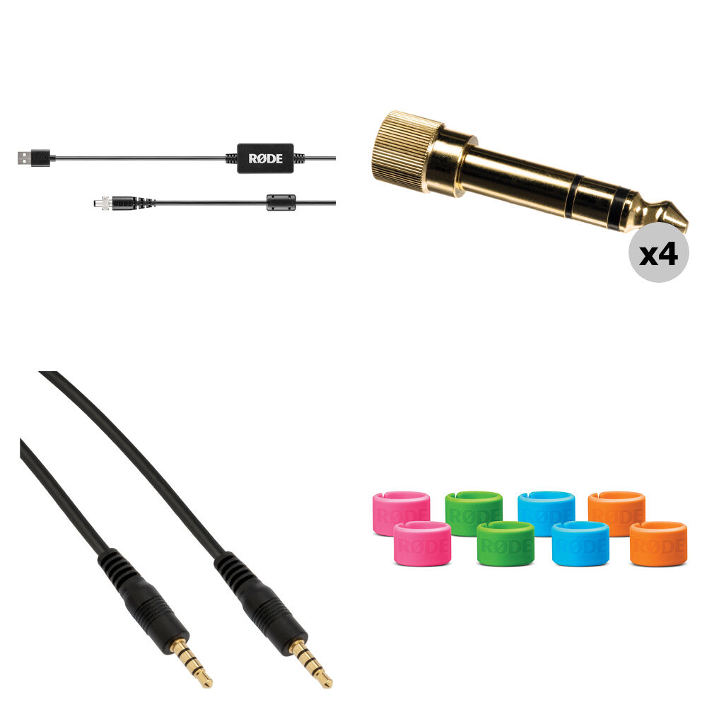 

RODE RODECaster Pro Accessory Kit with Adapters, USB Power Cable