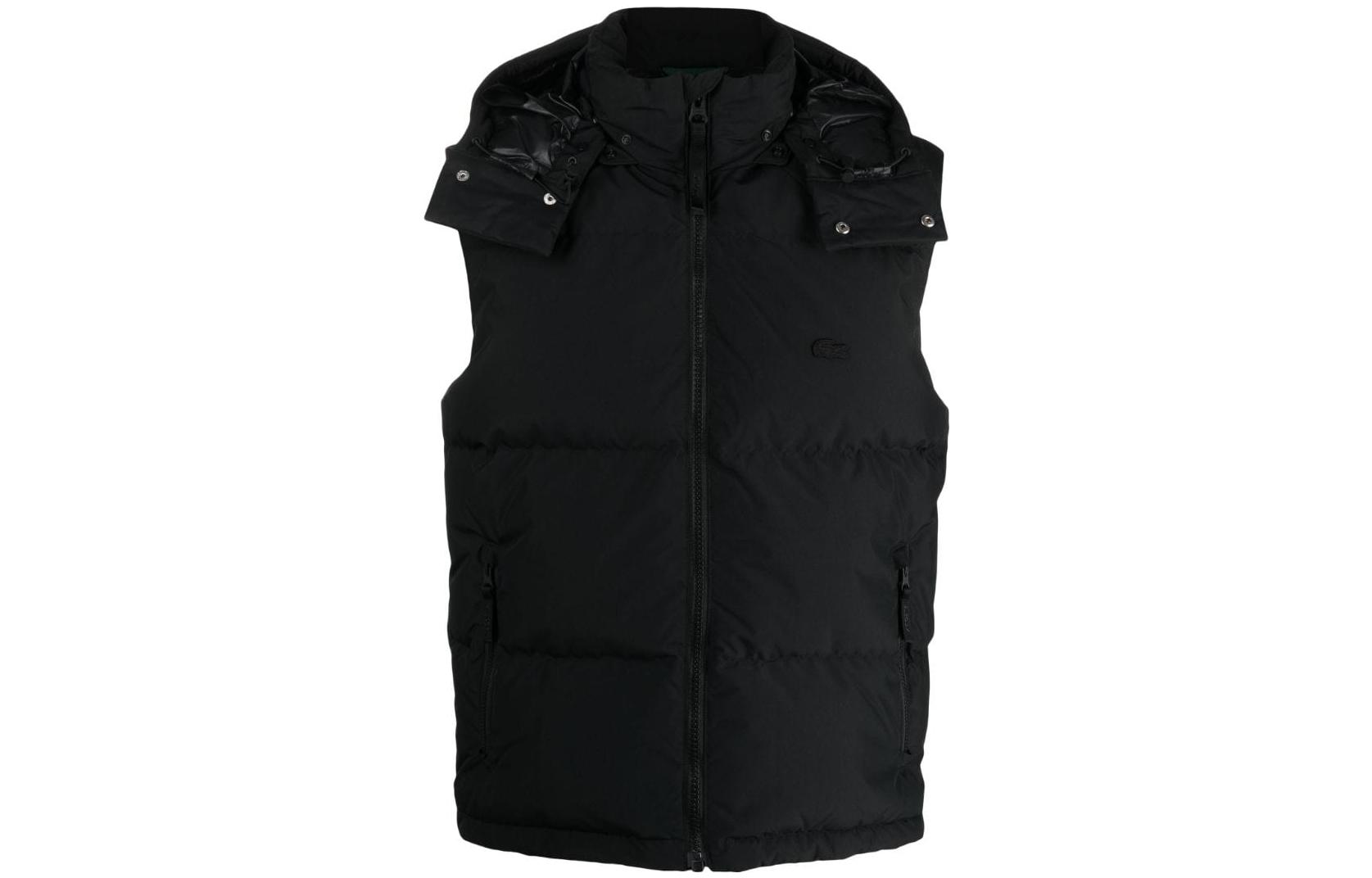 

LACOSTE Мужской жилет черный, Black