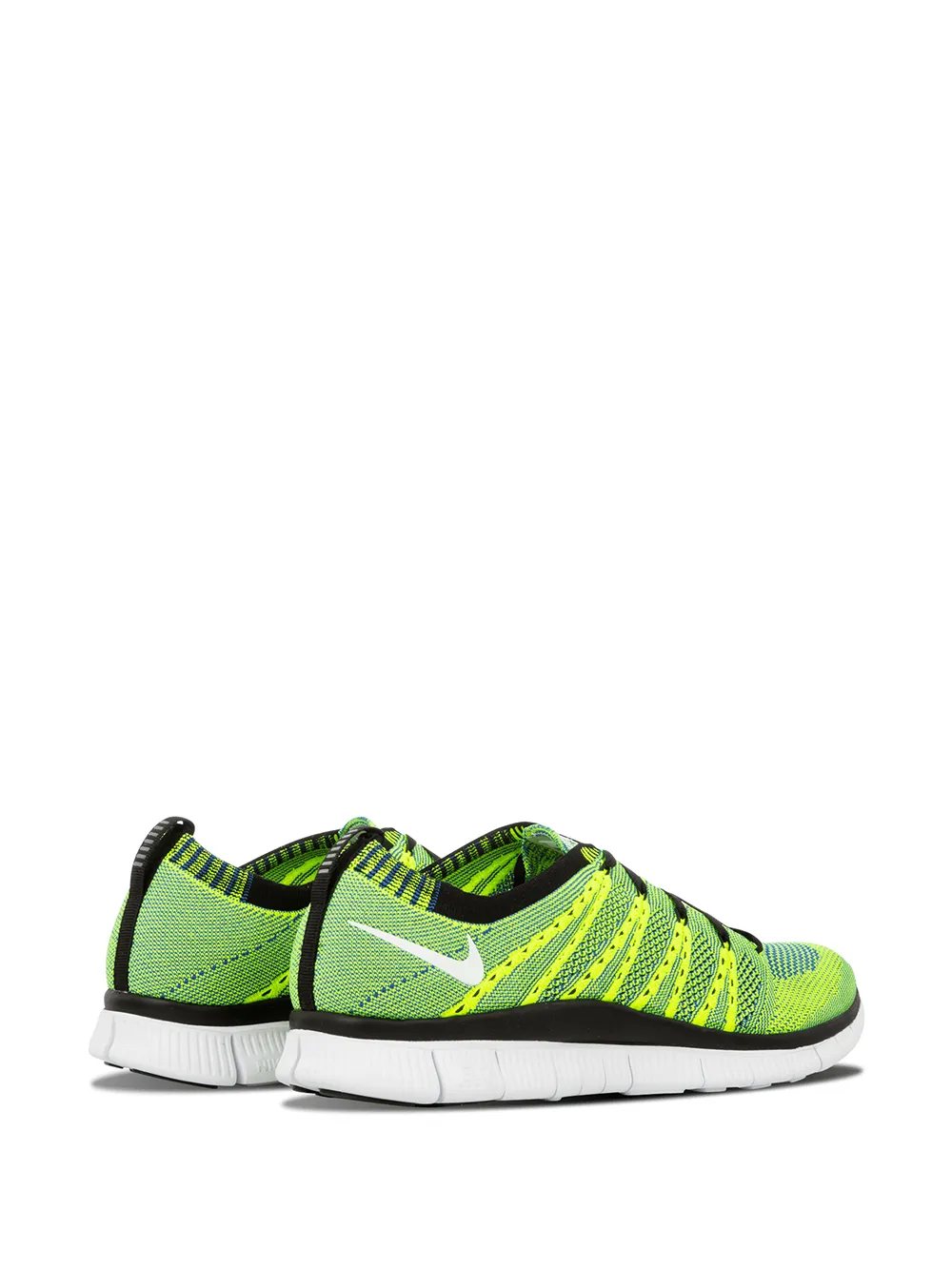 Кроссовки Free Flyknit HTM Nike, зеленый — фото 3