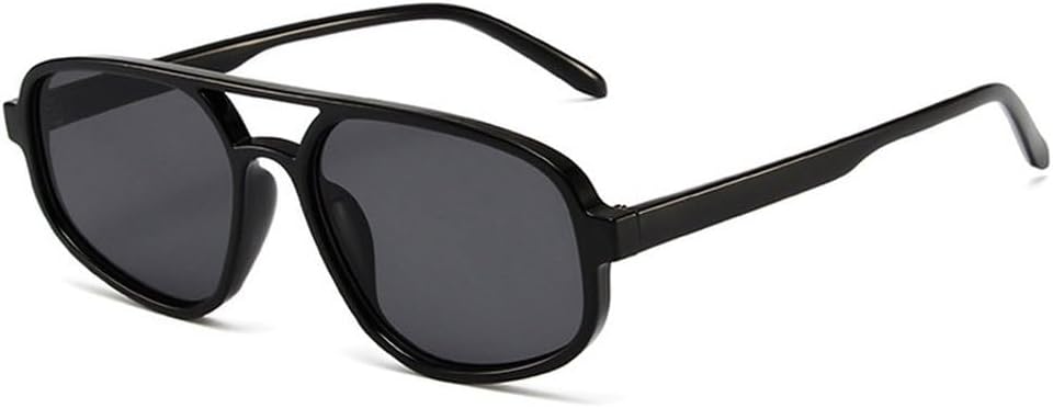 

Модные солнцезащитные очки «кошачий глаз» с двойной перемычкой, женские, ретро, ​​с леопардовым градиентом, защита от ультрафиолета UV400, мужские, трендовые солнцезащитные очки SKFGNX, Black Grey