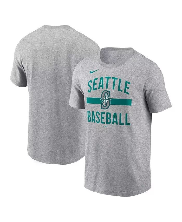 

Футболка мужская, серо-лиловая, Seattle Mariners, арочная Nike