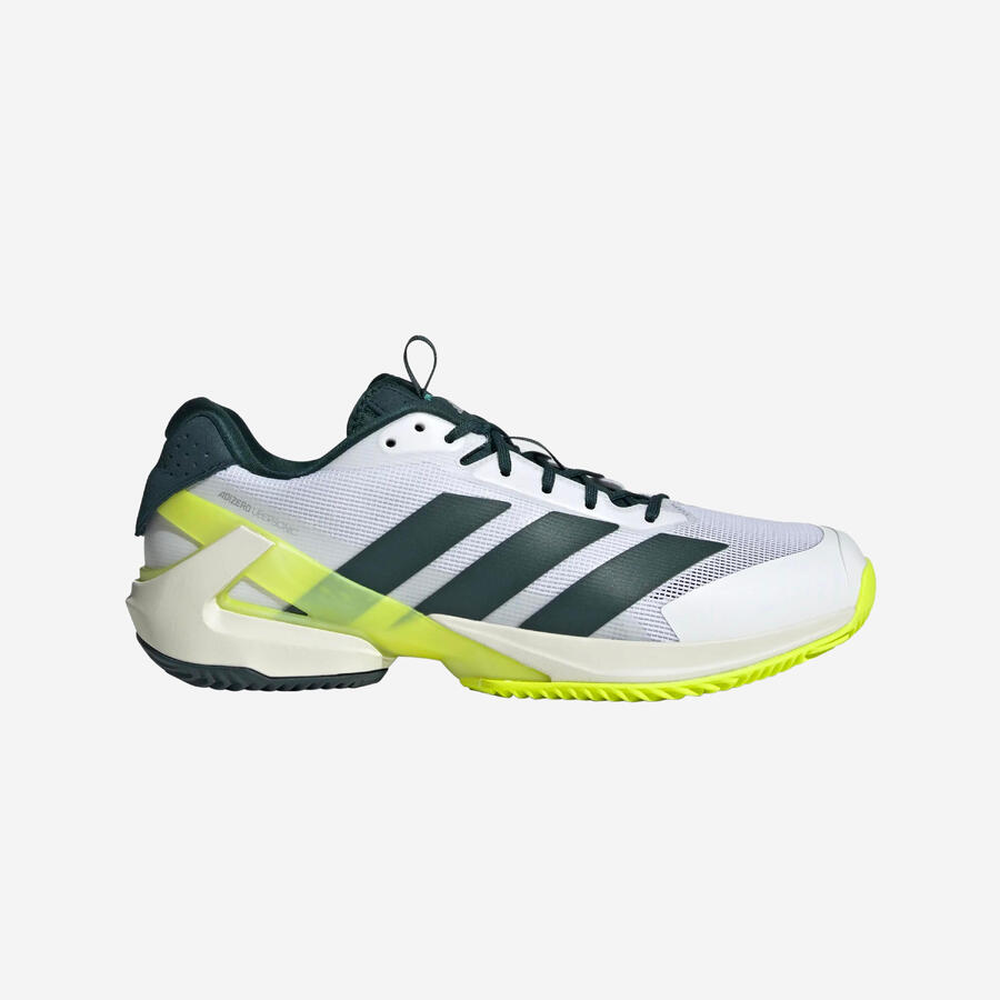 

ADIDAS Мужские теннисные кроссовки для грунтовых кортов Adizero Ubersonic 5, белые/зелёные