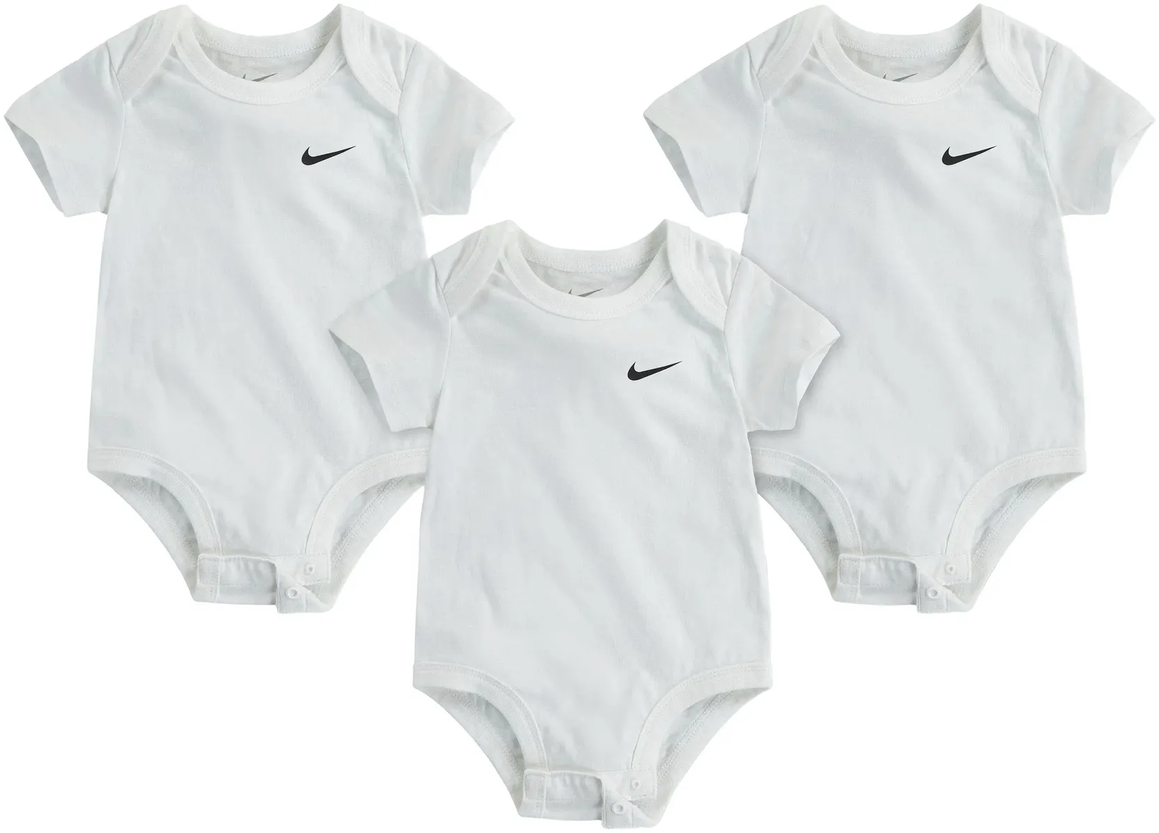 Боди Nike Sportswear "NKB 3PK SWOOSH BODYSUIT", белый — фото 4