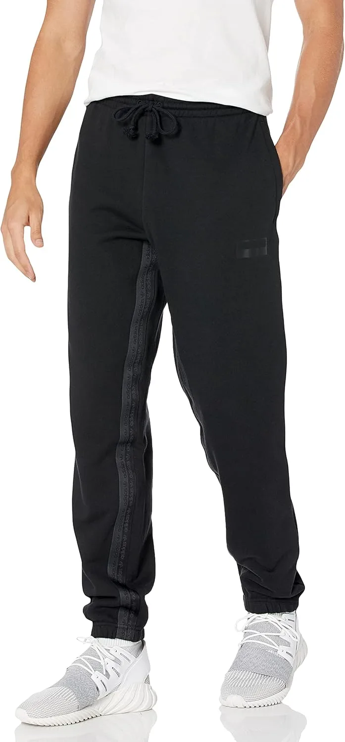Мужские спортивные штаны Adidas Originals Ryv с отворотами, черный