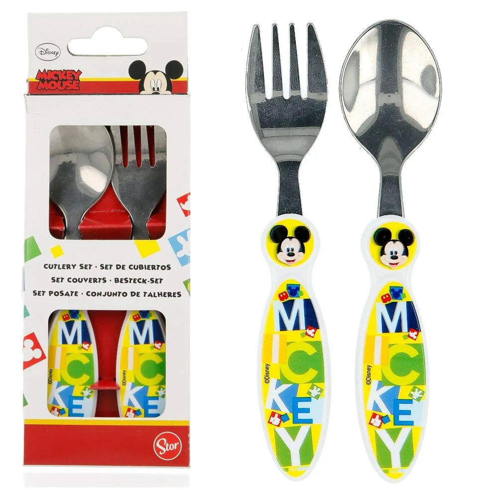 Stor Disney 44218 Набор металлических столовых приборов, Black, 2 предмета — фото 2