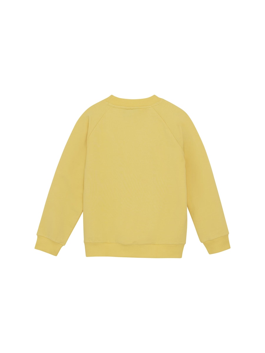 Свитер COLOR KIDS  COSweat W. JR. Logo Print, желтый — фото 2